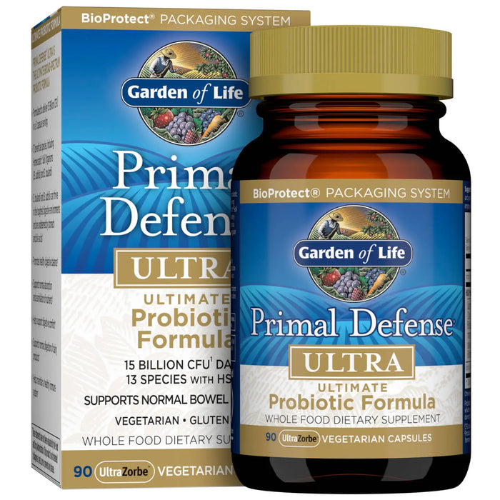 Garden of Life Primal Defense Ultra, Ultimate Probiotic Formula - 90 vcaps | High-Quality Health and Wellbeing | MySupplementShop.co.uk