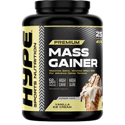 Hype Mass Gainer 3kg - Tailored Nutrition for Ultimate Muscle Growth