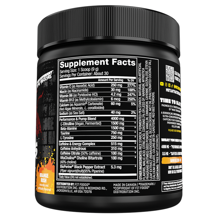 Mutant Madness 225g - 30 servings