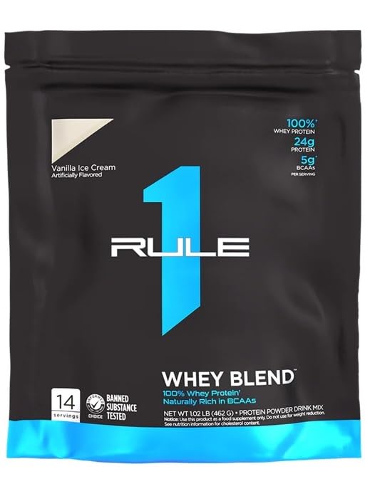 Rule One R1 Whey Blend, Vanilla Ice Cream - 462g Best Value Whey Proteins at MYSUPPLEMENTSHOP.co.uk