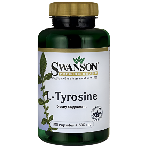 L- Tyrosine 500mg 100 Capsules SWANSON