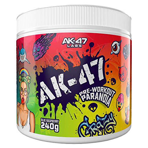 AK-47 Labs Paranoia Pre-Workout - Énergie et vitamines, 30 portions