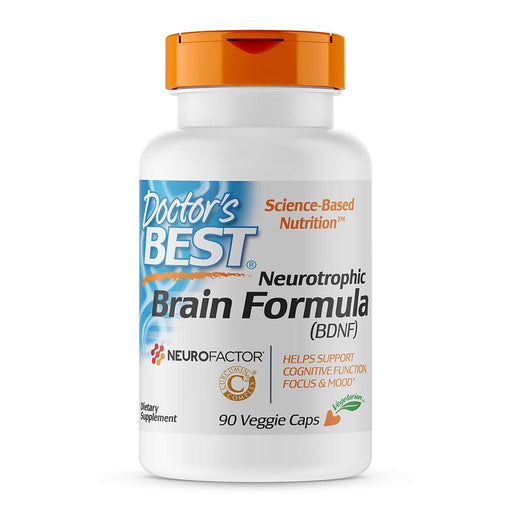 Doctor's Best Neurotrophic Brain Formula - 90 vcaps | High-Quality Sports Supplements | MySupplementShop.co.uk