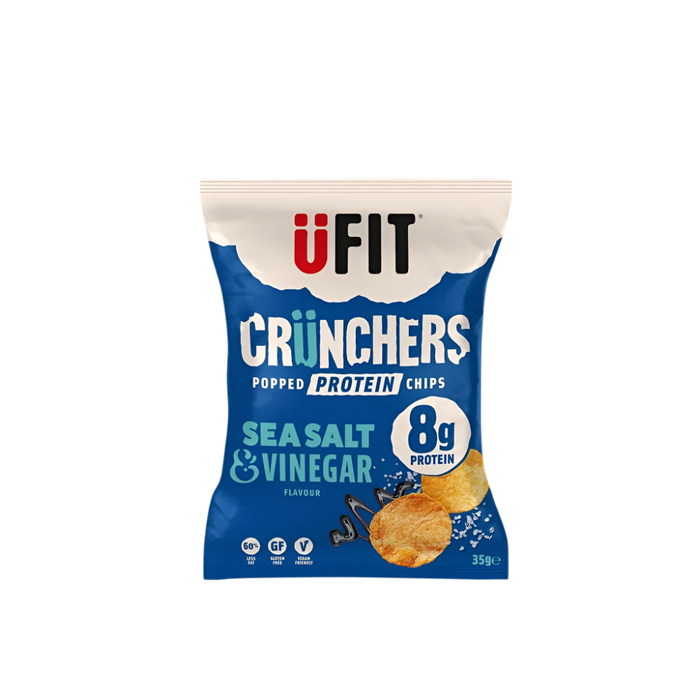 UFIT Crunchers 18x35g Sea Salt & Vinegar