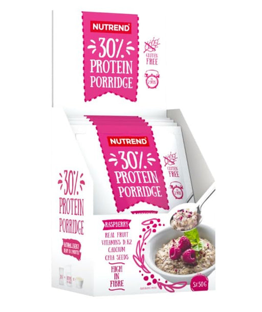 30% Protein Porridge, Raspberry - 5 x 50g