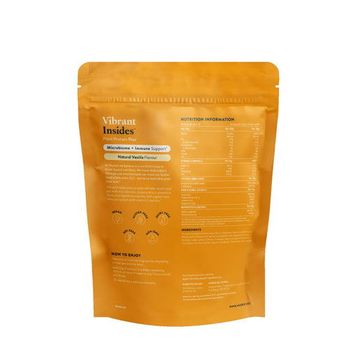 Nuzest Plant Protein Plus+ - Vibrant Insides 250g Natural Vanilla Flavour - Protein Blends at MySupplementShop by Nuzest