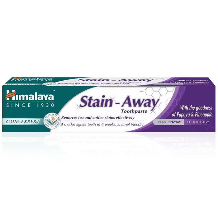 Himalaya Stain-Away Toothpaste - 75 ml. | High-Quality Toothpastes | MySupplementShop.co.uk