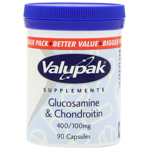 Valupak Glucosamine & Chondroitin 90 Capsules - Joint Care at MySupplementShop by Valupak