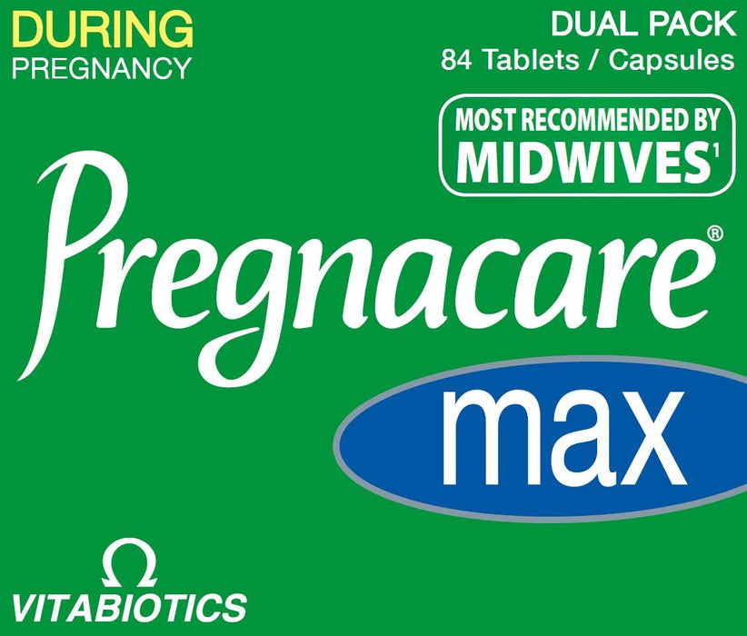 Vitabiotics Pregnacare Max 84 Tablets - Pregnancy at MySupplementShop by Vitabiotics