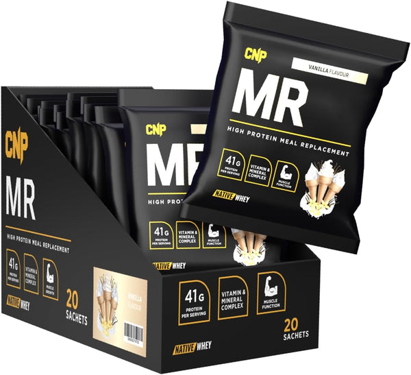 CNP Professional MR, High Protein Complete Meal Replacement Shake Powder 72g x 20 Sachets - Vanilla - Meal Replacement Shake Powder at MySupplementShop by CNP Professional