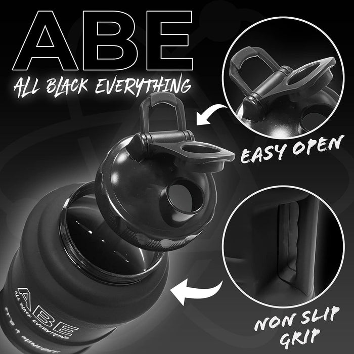 ABE – It's a Mindset Wasserkrug, Schwarz – 2500 ml.