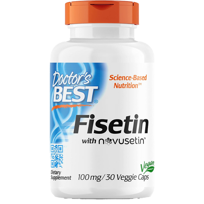 Doctor's Best Fisetin mit Novusetin, 100 mg – 30 Kapseln