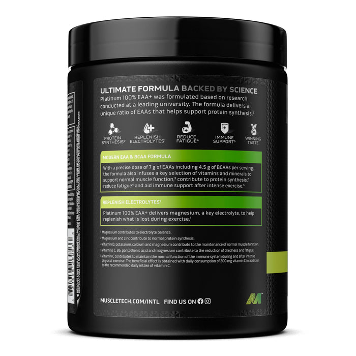 MuscleTech Platinum 100% EAA+, Sour Apple 401g