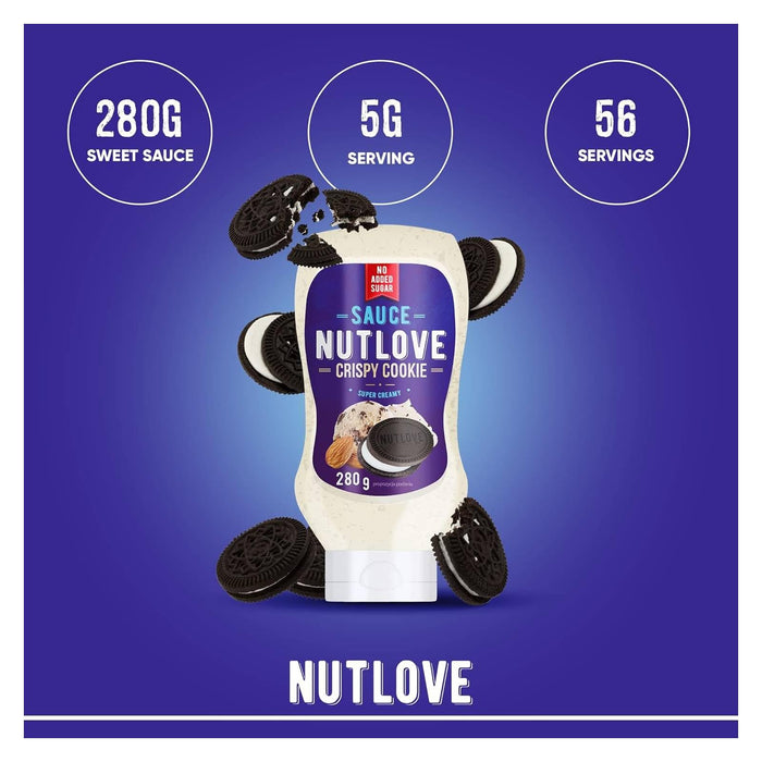 Allnutrition Nutlove Sauce, Crispy Cookie - 280ml Best Value Sauce at MYSUPPLEMENTSHOP.co.uk