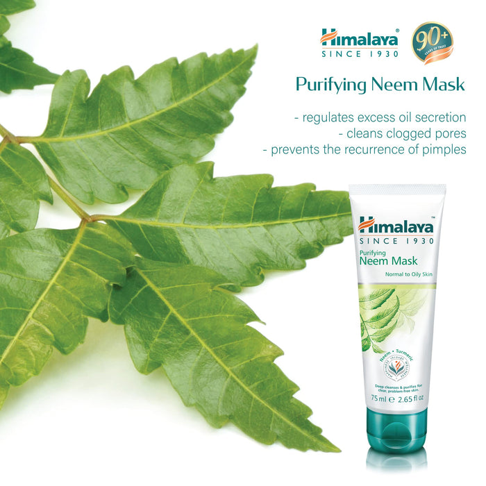 Himalaya Purifying Neem Mask 75ml - Health Foods at MySupplementShop by Himalaya