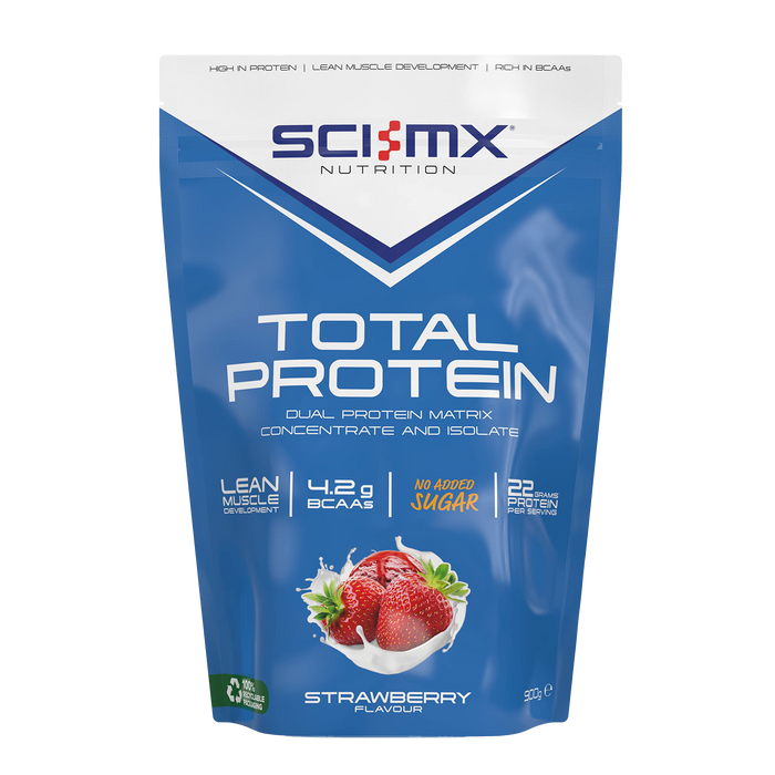 Sci-MX Total Protein 900g Erdbeere