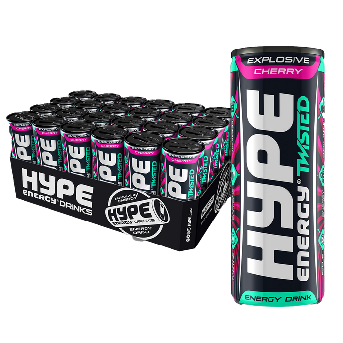 HYPE Twisted Cherry 24x250ml Cheesecake