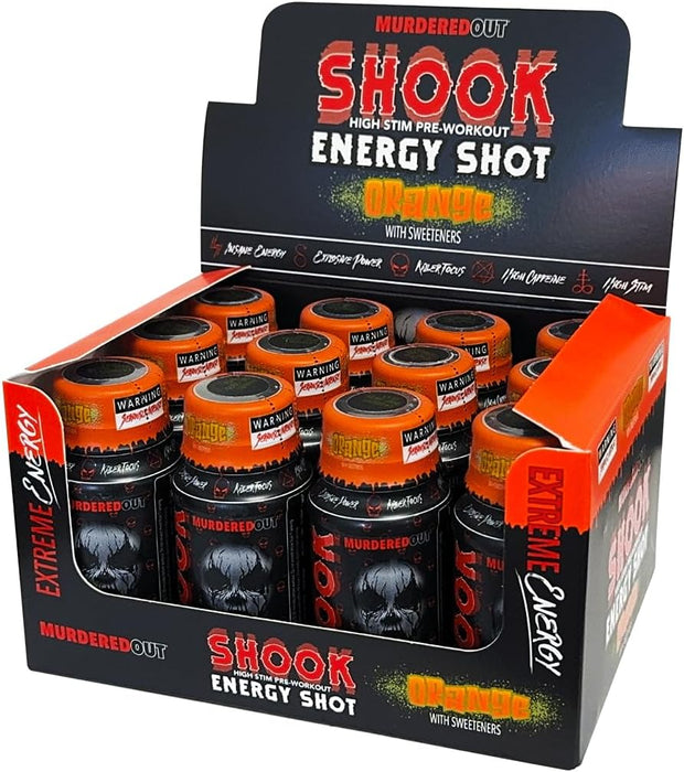 Murdered Out Shook Shot - Pre-Workout Shot 12x60ml