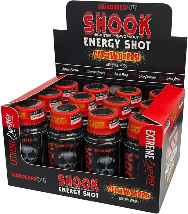 Murdered Out Shook Shot - Pre-Workout Shot 12x60ml