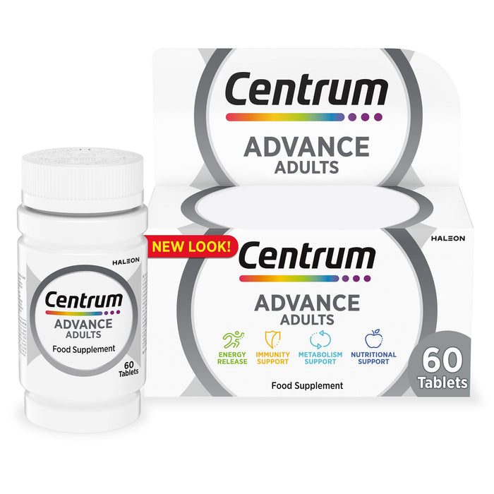 Centrum Advance 60 Tablets - Adult Multi Vits at MySupplementShop by Centrum