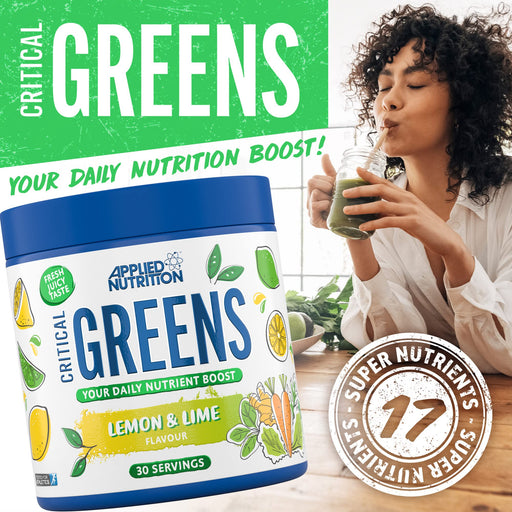 Applied Nutrition Critical Greens Apple Burst 150g - Health and Wellbeing at MySupplementShop by Applied Nutrition