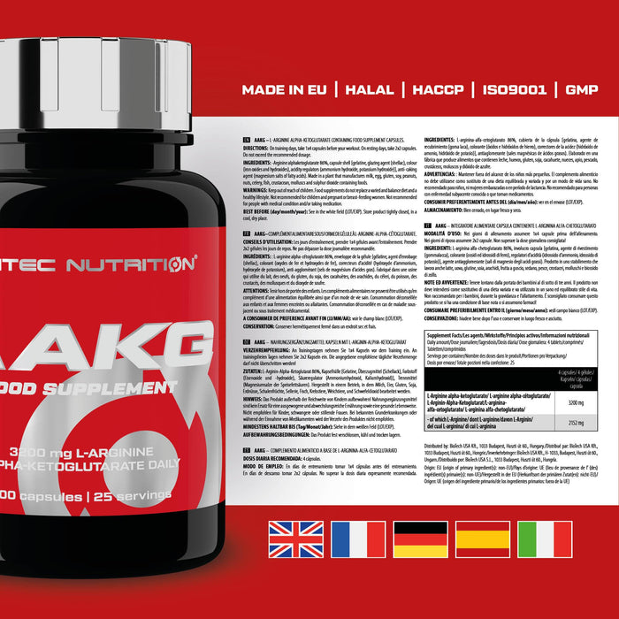SciTec AAKG, 800mg Best Value Nutritional Supplement at MYSUPPLEMENTSHOP.co.uk
