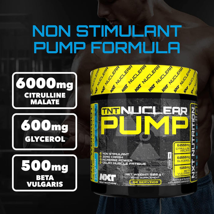 NXT Nutrition TNT Nuclear PUMP (Stim FREE) 500g