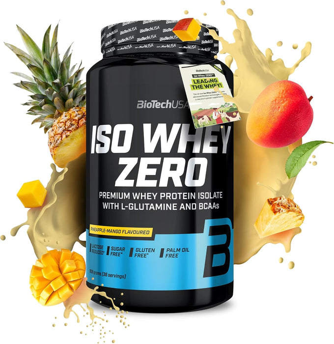 BioTechUSA Iso Whey Zero, Weiße Schokolade – 908 Gramm