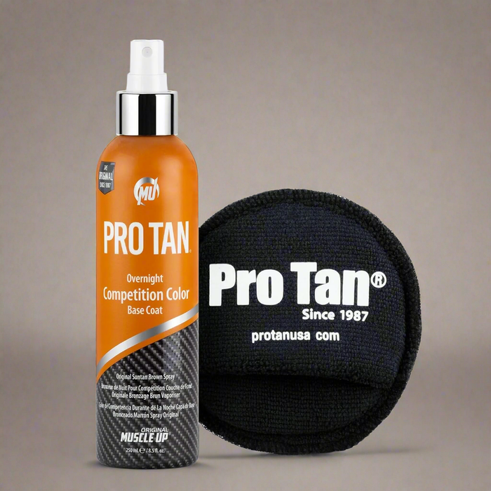 Pro Tan Overnight Competition Color Base Coat, (Spray With Applicator) - 250ml