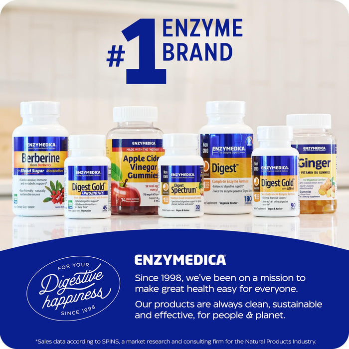 Enzymedica Digest Gold + Probiotics 90 Capsules Best Value Nutritional Supplement at MYSUPPLEMENTSHOP.co.uk
