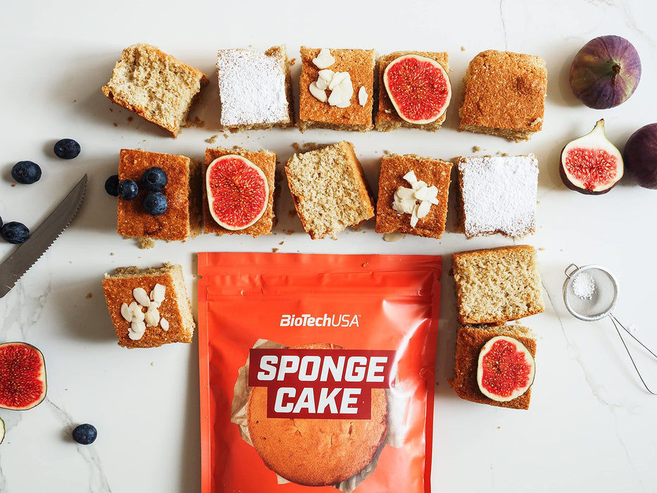 BioTechUSA Sponge Cake Baking Mix - 600g | High-Quality Muffins & Quickbreads | MySupplementShop.co.uk