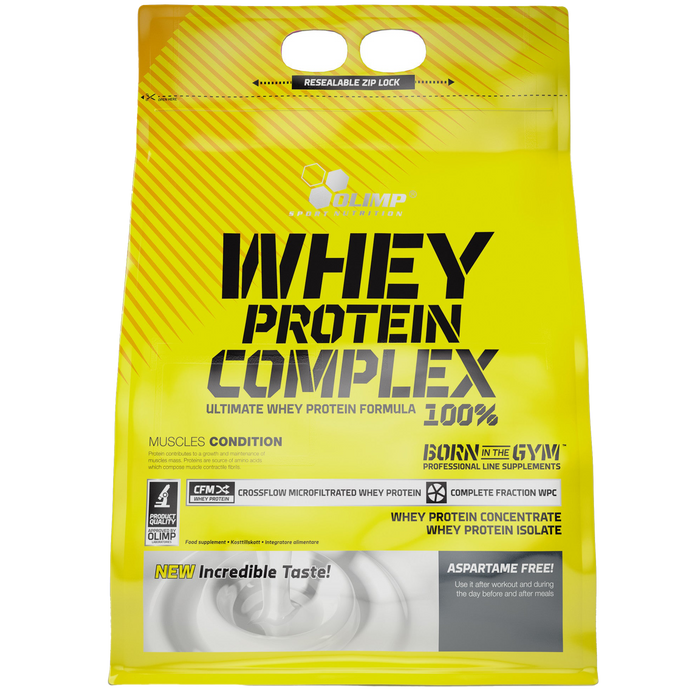 Olimp Nutrition Whey Protein Complex 100 %, gesalzenes Karamell (EAN 5901330059117) – 2270 Gramm