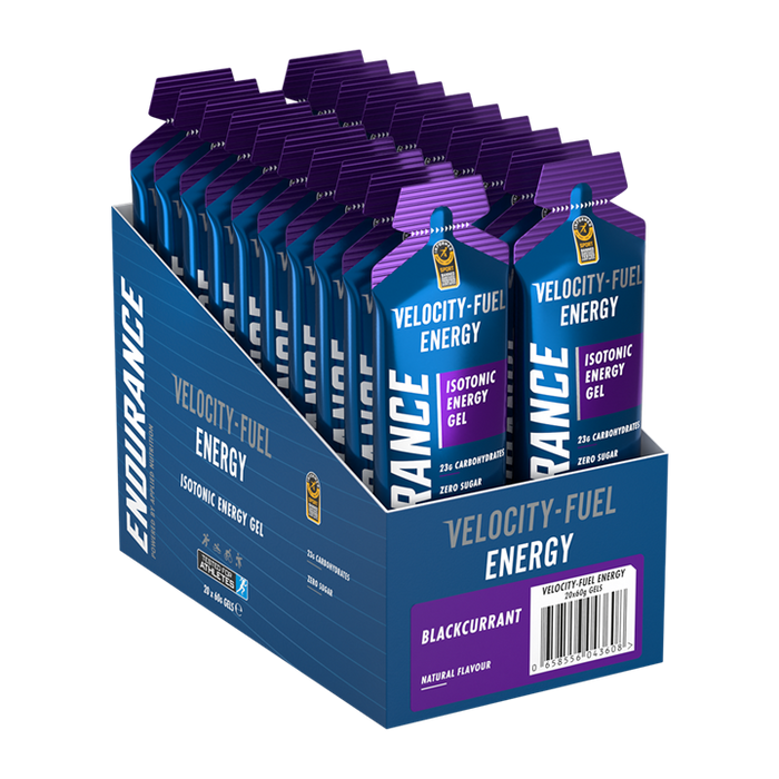 Applied Nutrition Endurance Velocity Sprint Gel 20x60g - Blackcurrant - Energy Gel at MySupplementShop by Applied Nutrition