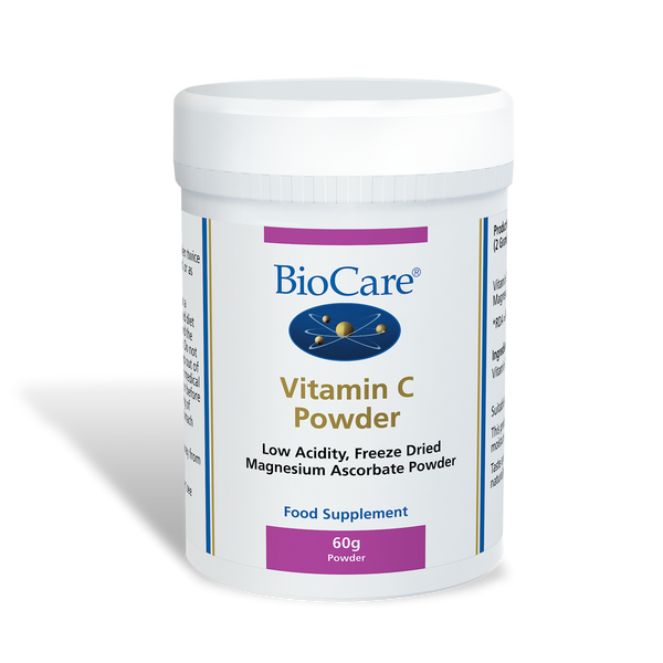BioCare Vitamin C Powder 60g | Premium Sports Supplements at MYSUPPLEMENTSHOP.co.uk