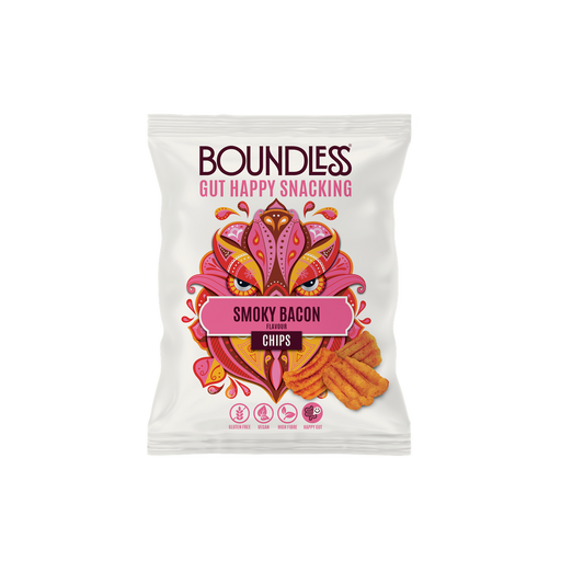 Boundless Boundless Chips 10x80g - Smoky Bacon - Sports Nutrition at MySupplementShop by Boundless