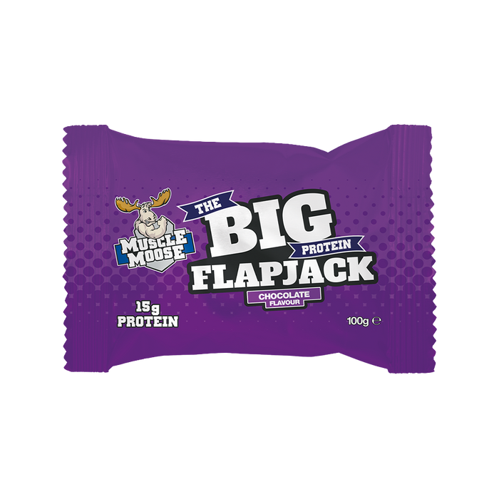 Muscle Moose Big Protein Flapjack 12x100g - Sports Nutrition at MySupplementShop by Muscle Moose