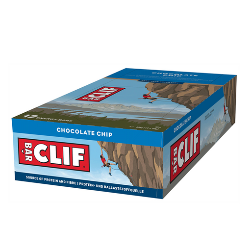CLIF Bar 12x68g Chocolate Chip | Premium Snacks and Treats at MySupplementShop.co.uk