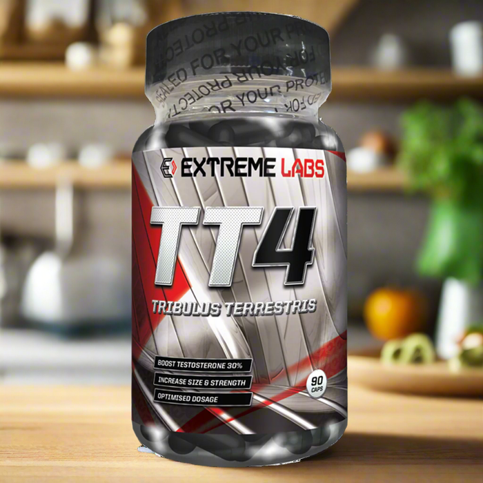 Extreme Labs TT4 Tribulus Terrestris – Testosteron-Booster – 90 Kapseln