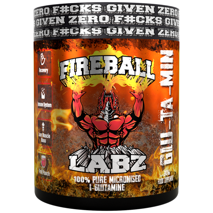 Fireball Labz Glu-Ta-Min 300g Unflavoured - Supplements at MySupplementShop by Fireball Labz