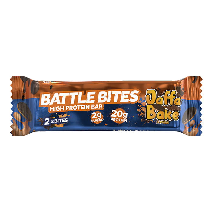 Battle Bites Protein Bars – High Protein, Low Sugar Snack – All Flavours Available 12x62g