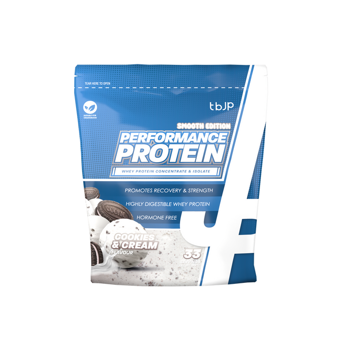 MySupplementShop Sports Nutrition Trained by JP Performance Protein Smooth Edition 1kg by Trained by JP
