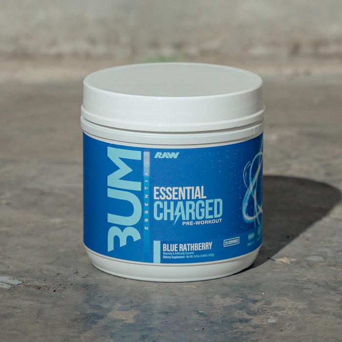 RAW Nutrition Essentials Charged 30 Serv - Blue Rathberry - Sports Nutrition at MySupplementShop by RAW Nutrition