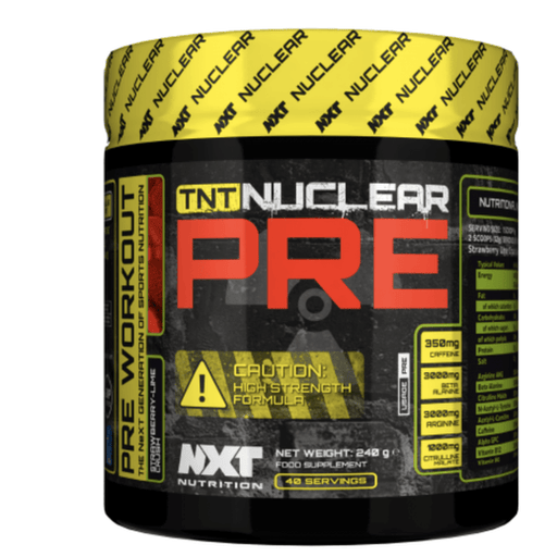 NXT Nutrition TNT Nuclear PRE-workout 40 servings - Strawberry Lime Crush - Pre-Workout at MySupplementShop by Nxt Nutrition