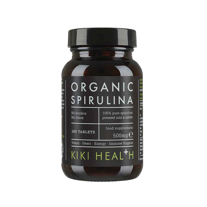 Kiki Health Organic Spirulina Tablets 200 Tablets