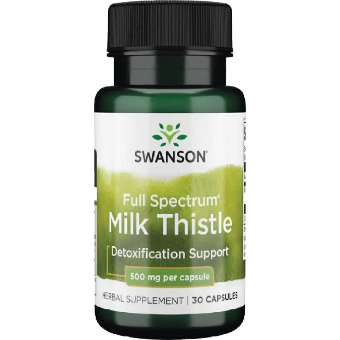 Swanson Full Spectrum Milk Thistle, 500mg - 30 caps