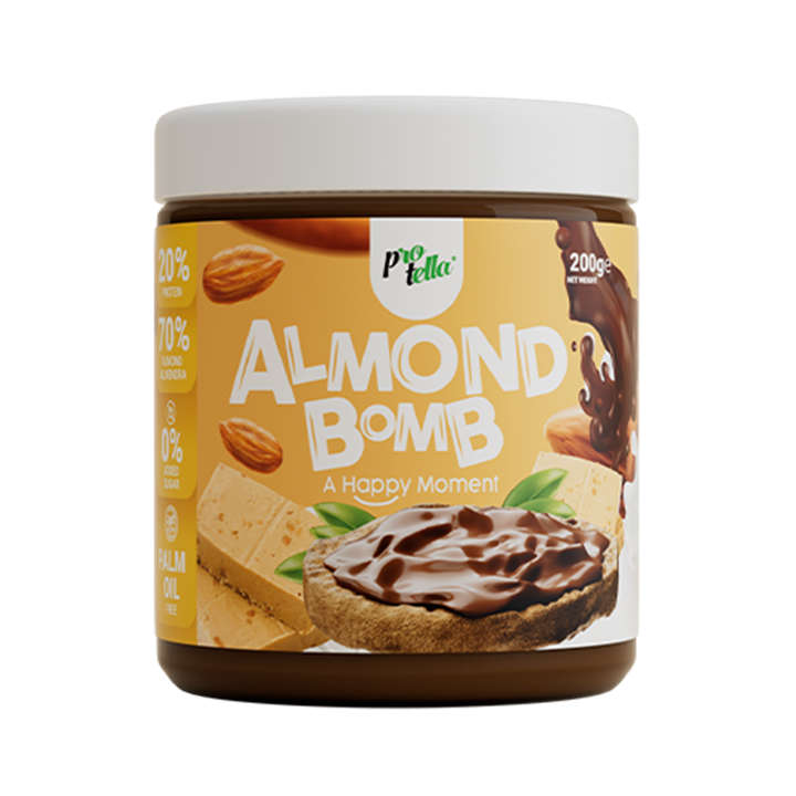Protella Protein Cream 200g Almond Bomb | Premium Health Foods at MySupplementShop.co.uk