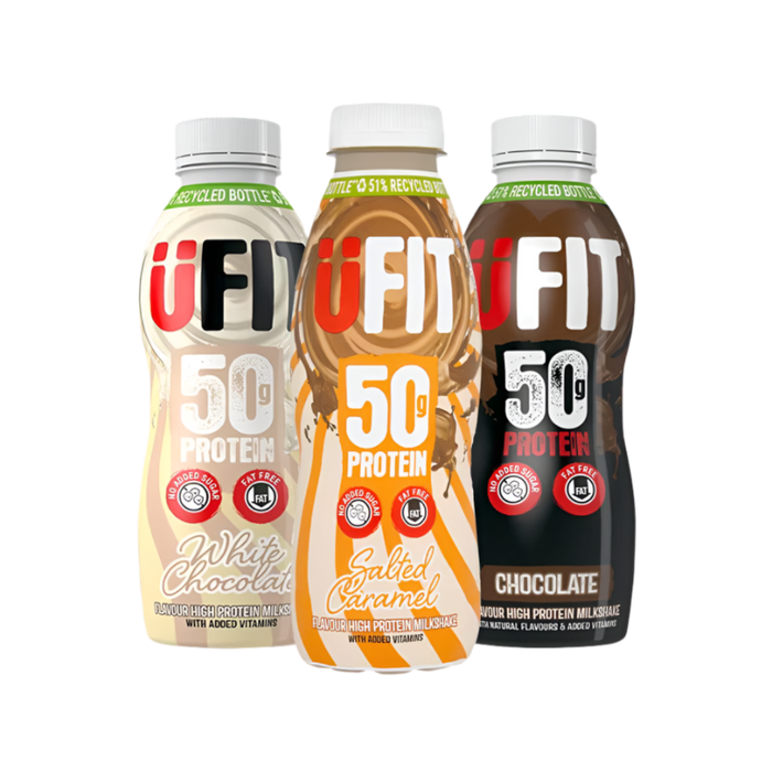 UFIT 50G High Protein Shake Drink 8x500ml