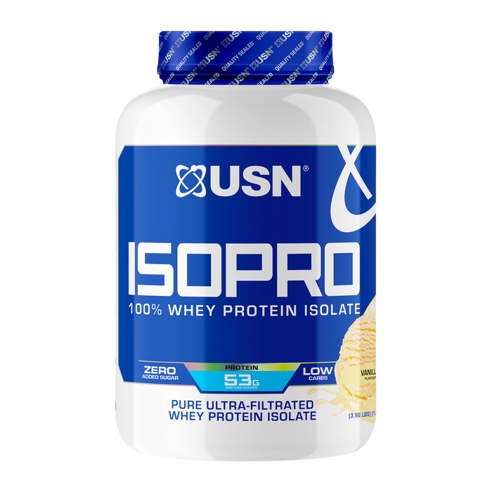 USN Isopro Whey Protein Isolate 1.8kg Vanilla - Sport and Fitness at MySupplementShop by USN