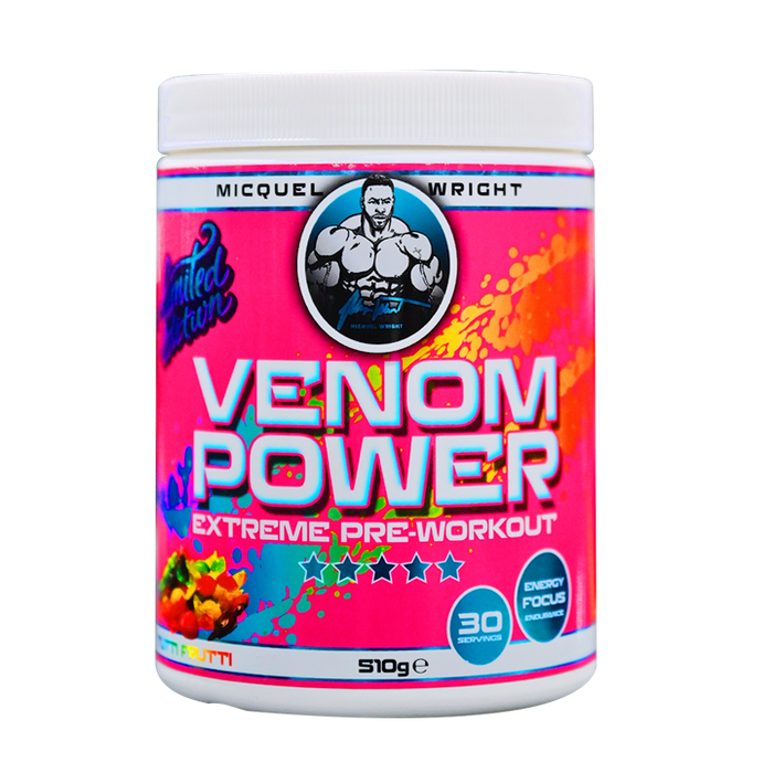 Venom Power Pre Workout 510g Blaue Himbeere
