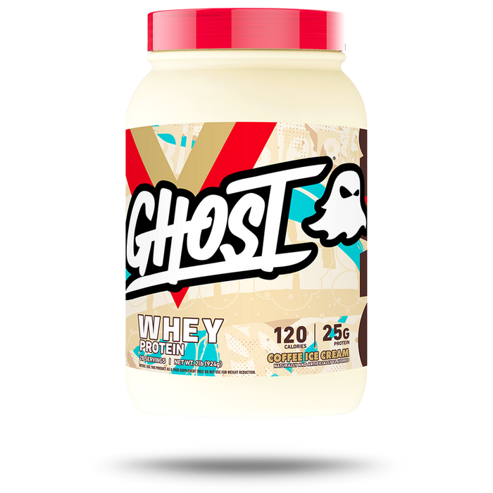 Ghost Whey Protein 26 Servings - Coffee Ice Cream - Whey Protein at MySupplementShop by Ghost